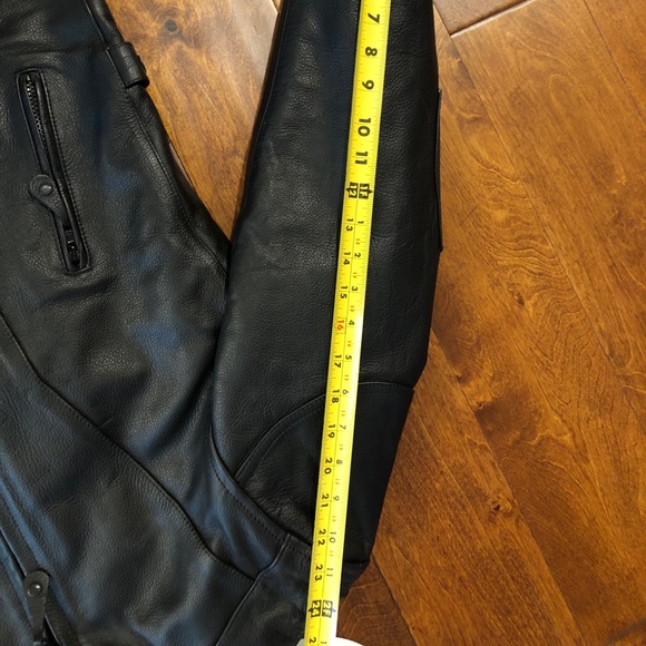 River Road Ladies Leather Heavy Duty Motorcycle Jacket - Size S - Picture 9 of 11